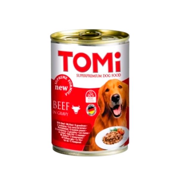 Tomi Sos İçinde Dana Etli Yetişkin Köpek Konserve Yaş Mama 400 Gr