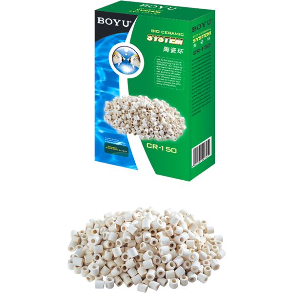 Boyu CR 150 Biyolojik Seramik Halka Akvaryum Filtre Malzemesi