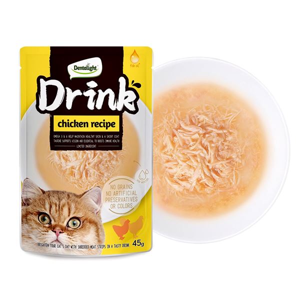 Dentalight Kedi Drink Tavuklu Kedi Çorbası 45 g