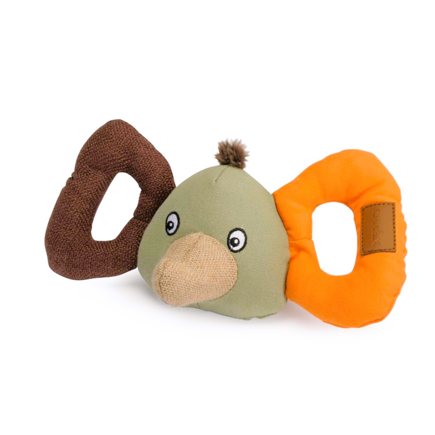 Camon Gıcırtılı Kanvas ve Peluş Fil Köpek Oyuncağı 30 Cm