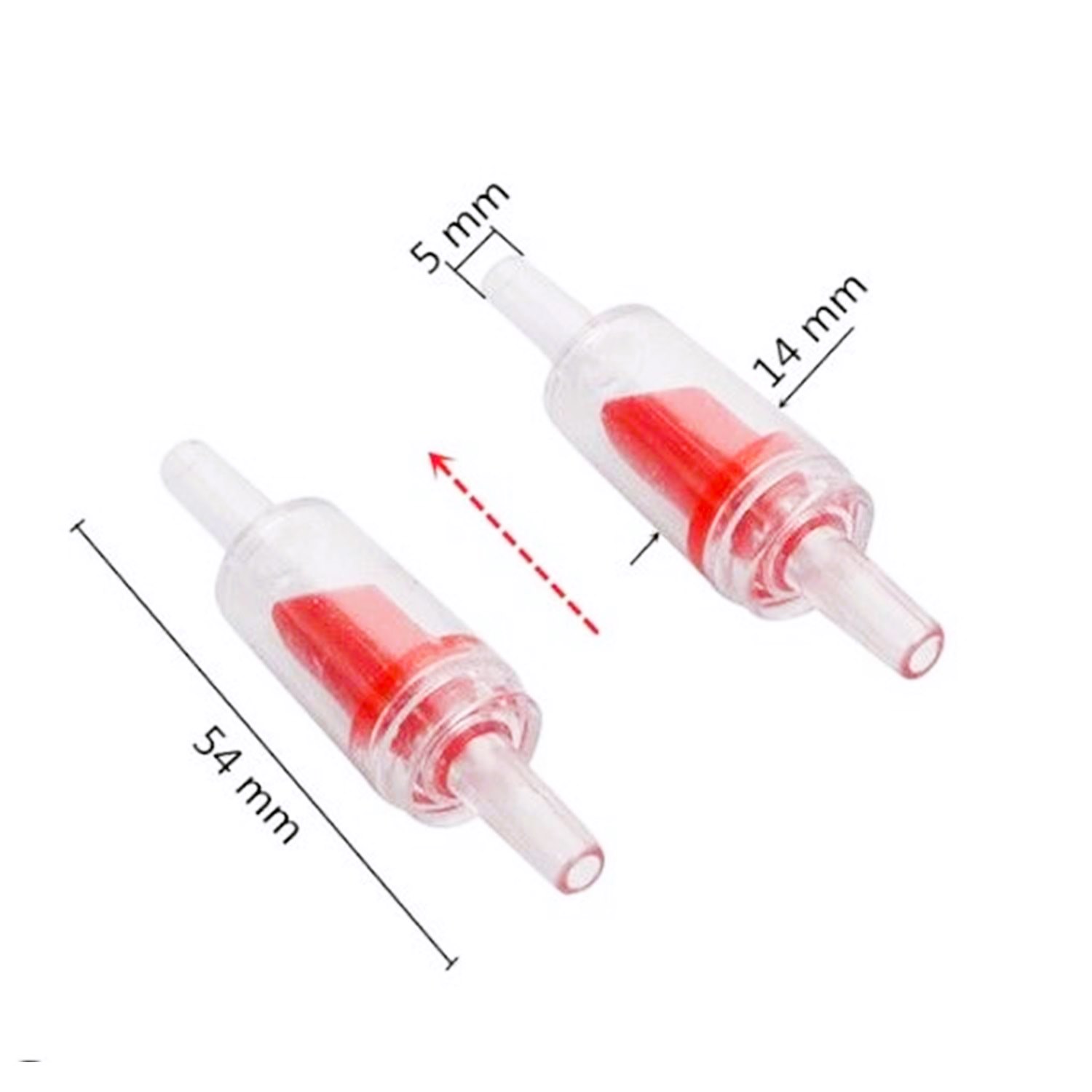 Liya Akvaryum Hava Hortumu Çek Valf (Check Valve) 2'li