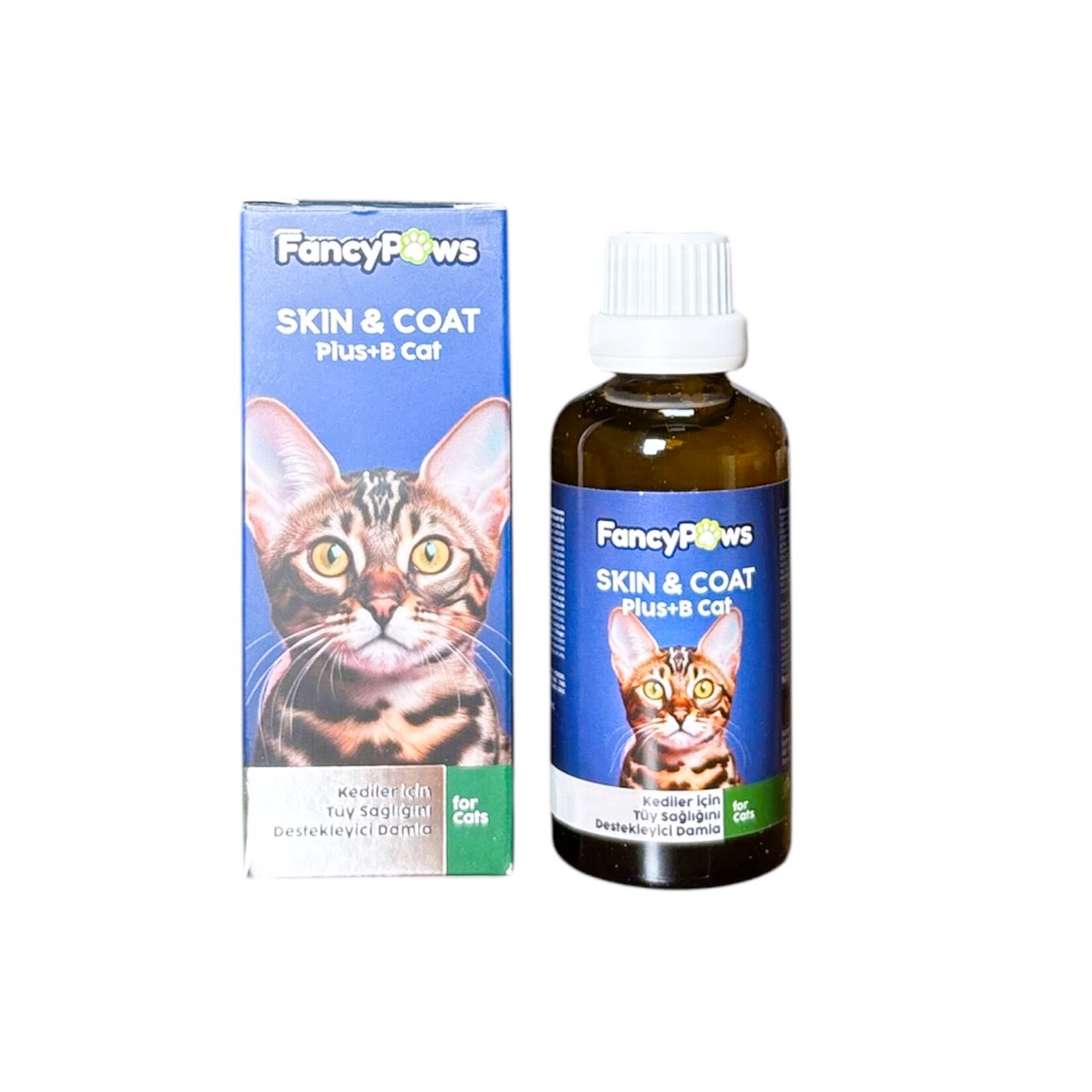 Fancy Paws Skin & Coat Plus B Kedi Tüy Sağlığı Damlası 50 Ml