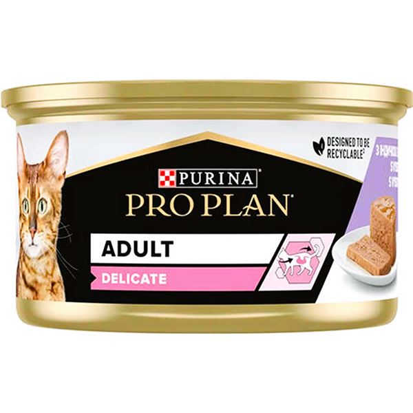 Purina Pro Plan Adult Delicate Hindili Yetişkin Kedi Konservesi 85 Gr