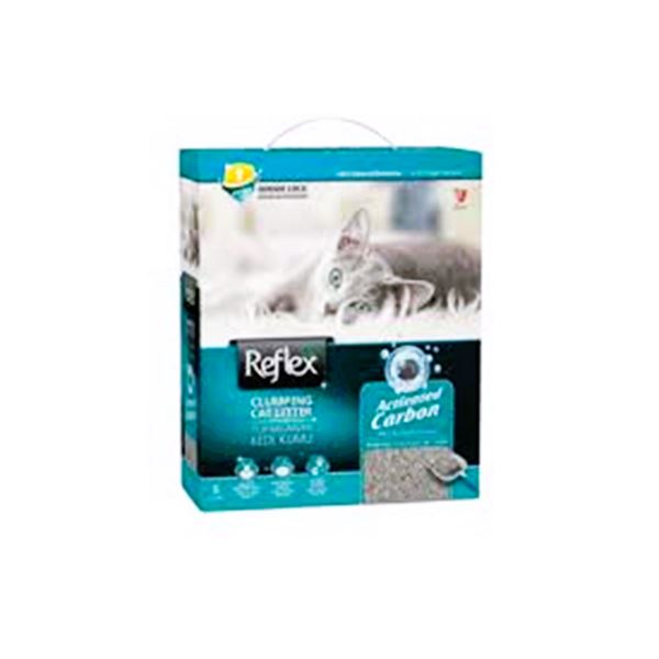 Reflex Aktif Karbon Formüllü Bentonit Kedi Kumu 6 Lt