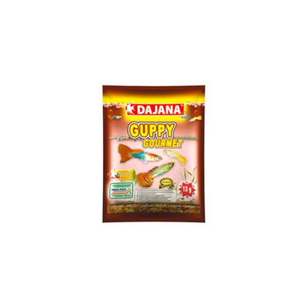 Dajana Guppy Gourmet Flakes Pul Balık Yemi 80 Ml (13 Gr)
