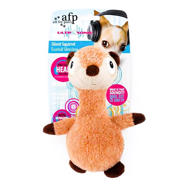 AFP Ultrasonik Sesli Sincap Peluş Köpek Oyuncağı 22 Cm