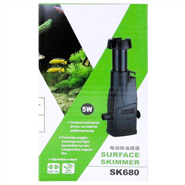 Venusaqua SK-680 Akvaryum Yüzey Emici (Surface Skimmer) 880 Lt/H 5W