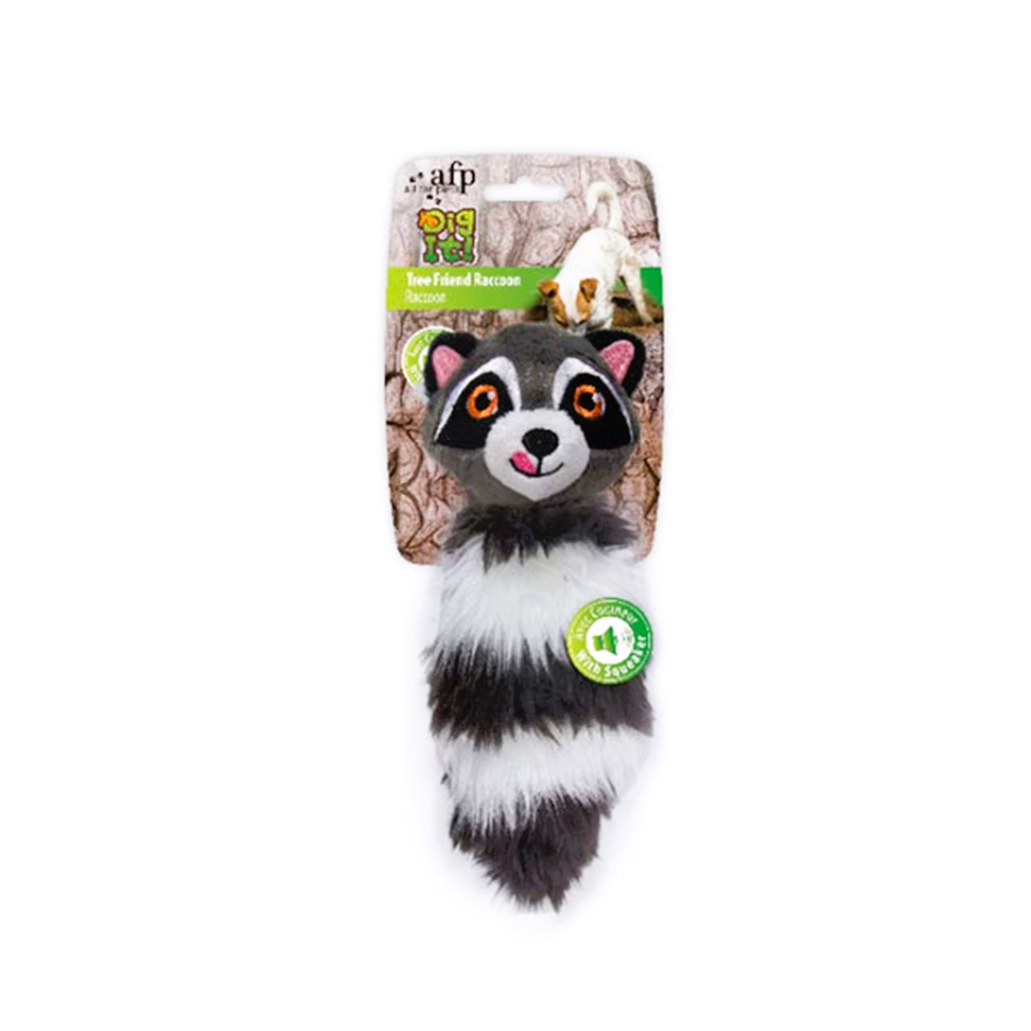 AFP Dig It Tree Friend Rakun Peluş Köpek Oyuncağı
