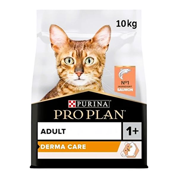 Purina Pro Plan Adult Derma Care Somonlu Yetişkin Kedi Maması 10 Kg