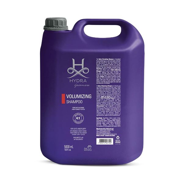 Hydra Groomers Volumizing Kediler ve Çift Katmanlı Tüylü Köpekler İçin Hacim Veren Şampuan 5 Lt