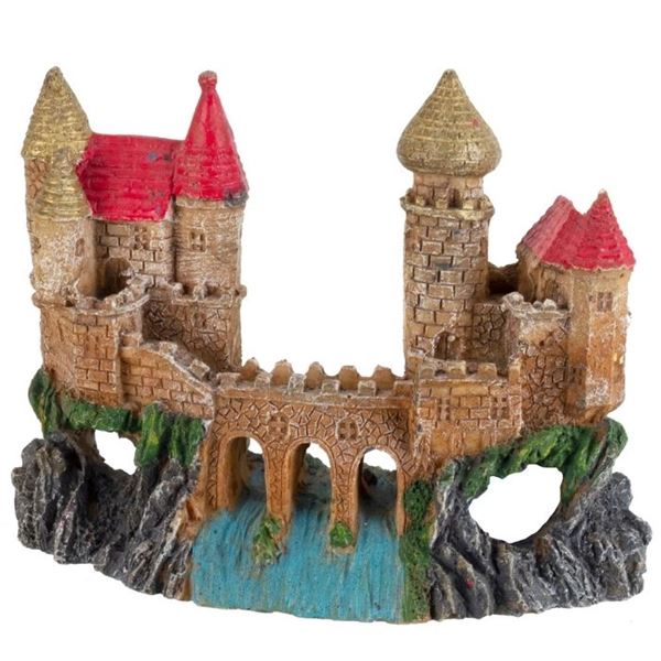 Alt Geçitli Kuleli Şato Dekor Castillo 16x6,5x12,5 cm