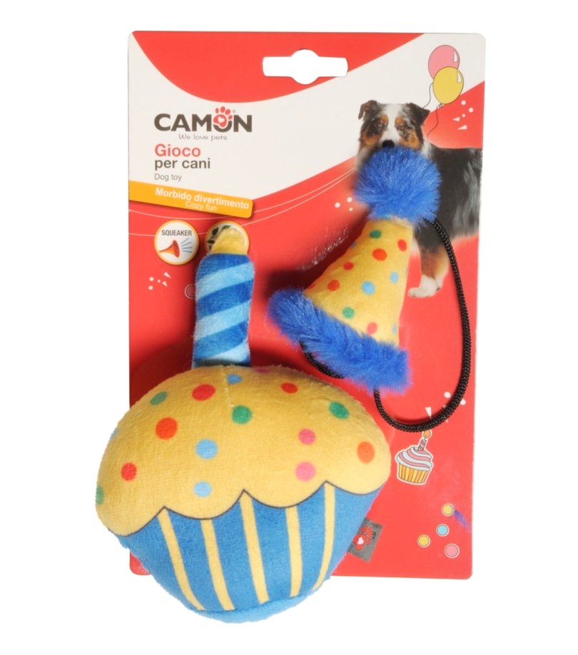 Camon Cupcake Şapka Köpek Peluş Oyuncak Seti 16 Cm