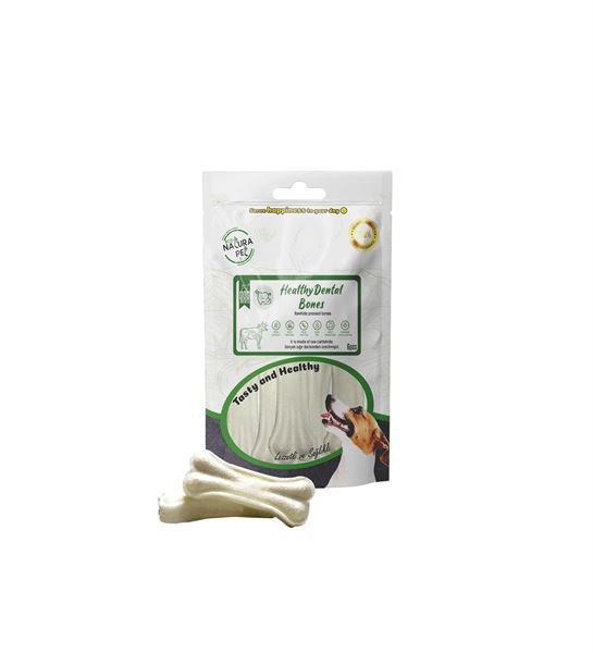 Eco Natura Pet Healthy Dental Bones Pres Kemik Köpek Ödülü 8 Cm 6 lı 120 g