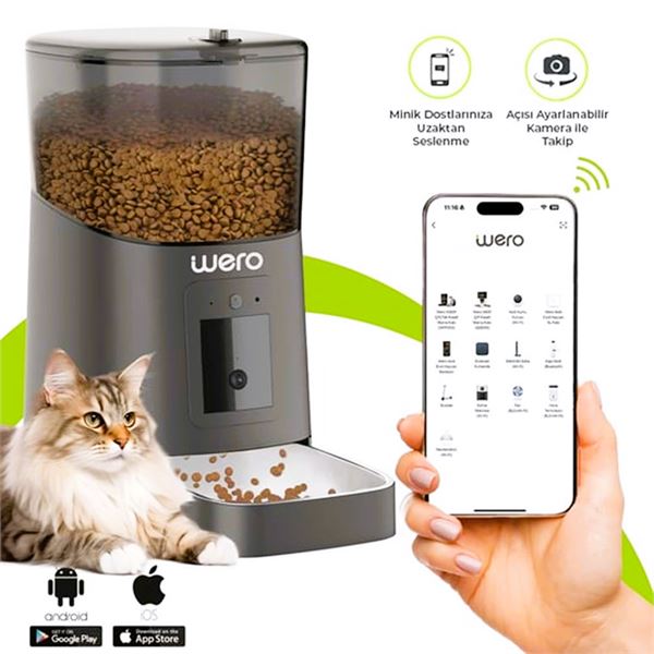Wero WPF001 Akıllı WiFi Mama Kabı Pro – Kameralı (1080 P)