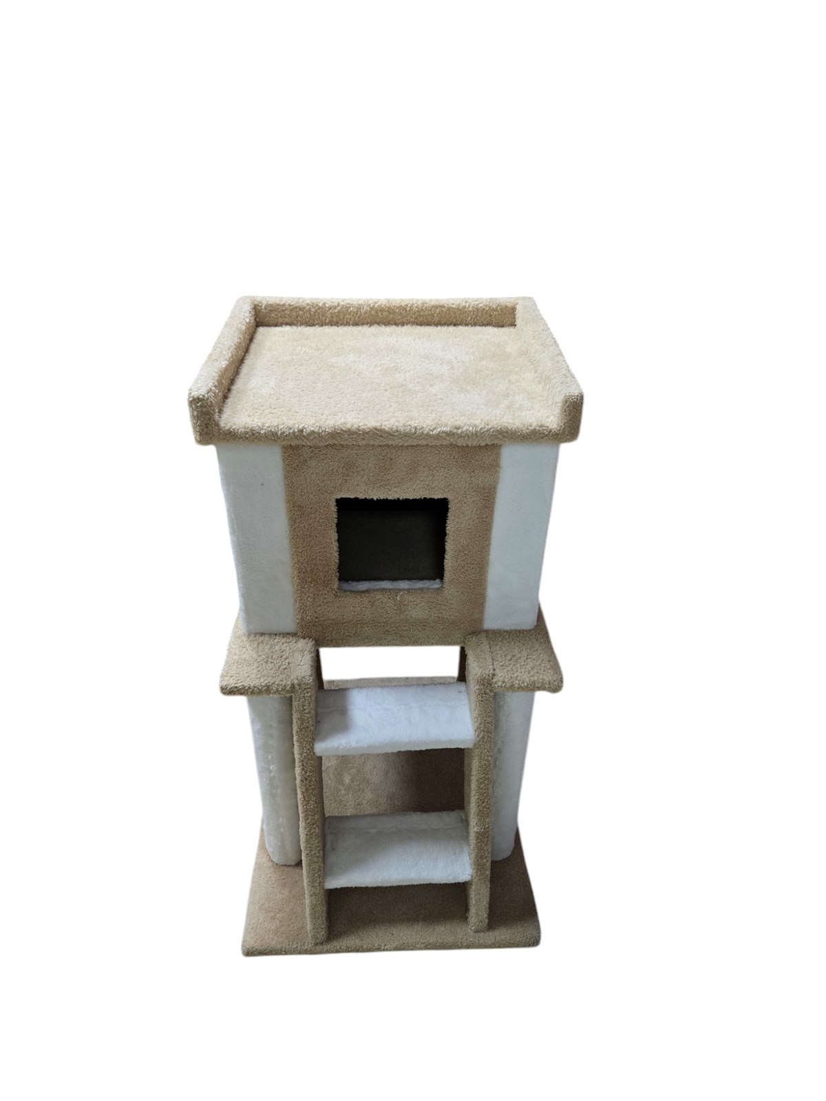 Fancy Paws Merdivenli Pelüş İpli Tırmalama Ev