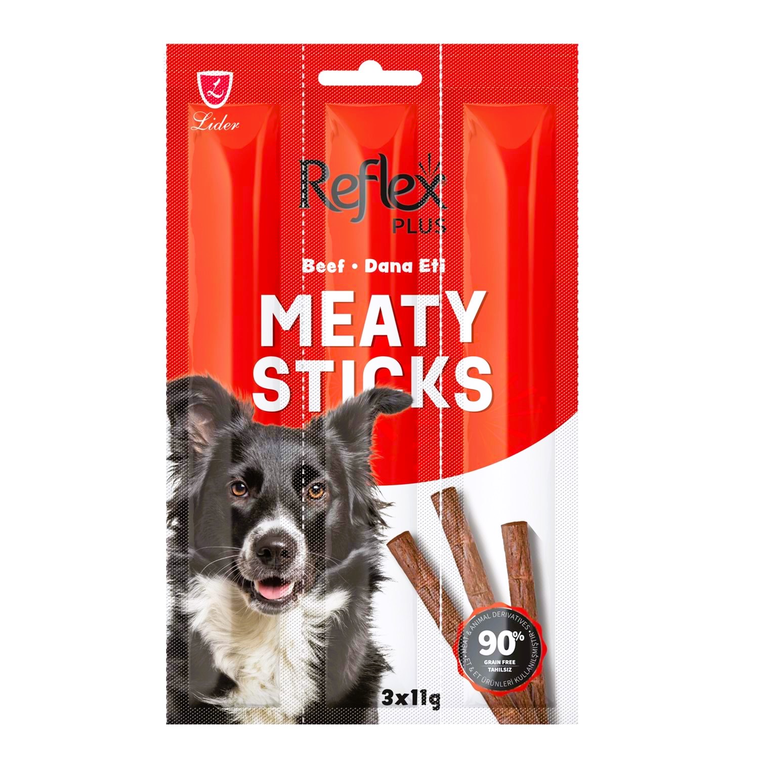 Reflex Plus Dana Etli Çubuklar Köpek Ödül Maması 3x11 Gr (33 Gr)