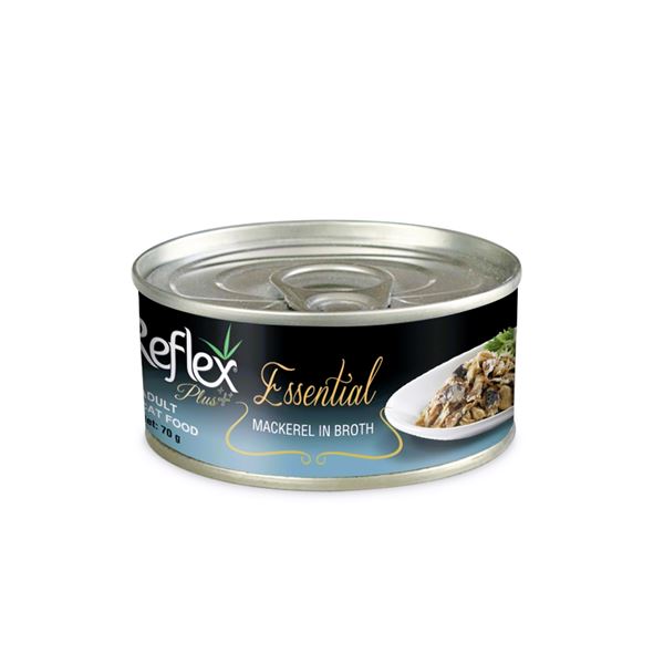 Reflex Plus Essential Uskumru Balıklı Et Suyu İçinde Yetişkin Kedi Maması 70 Gr