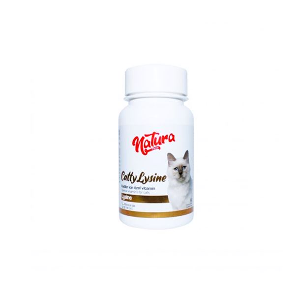 Natura CattyLysine L-Lysine Kedi Tableti 90 Tablet 45 Gr