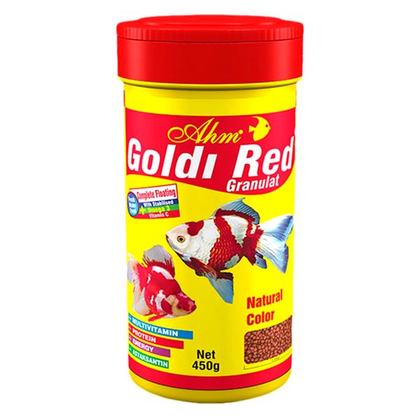 Ahm Goldi Red Granül Japon Balığı Yemi 100 Ml (450 Gr)