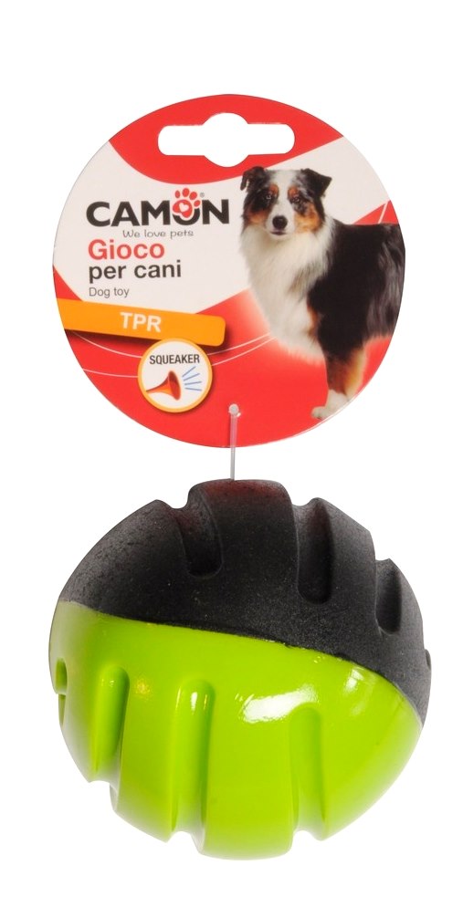 Camon Sesli TPR Köpek Top Oyuncağı 9,5 Cm