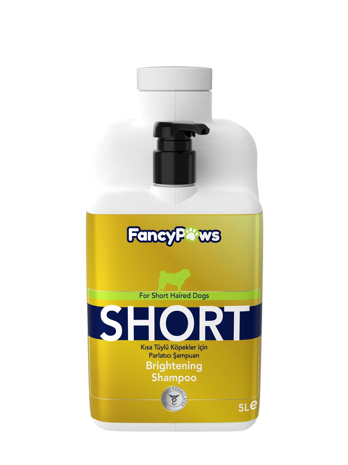 Fancy Paws Short Kısa Tüylü Köpekler İçin Arındırıcı ve Parlatıcı Şampuan 5 Lt