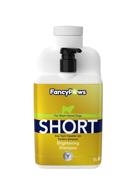 Fancy Paws Short Kısa Tüylü Köpekler İçin Arındırıcı ve Parlatıcı Şampuan 5 Lt