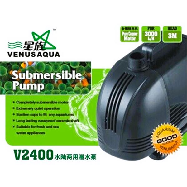 Venusaqua V2400 Akvaryum Kafa Motoru 3000 Lt/H – 3 Mt Basış