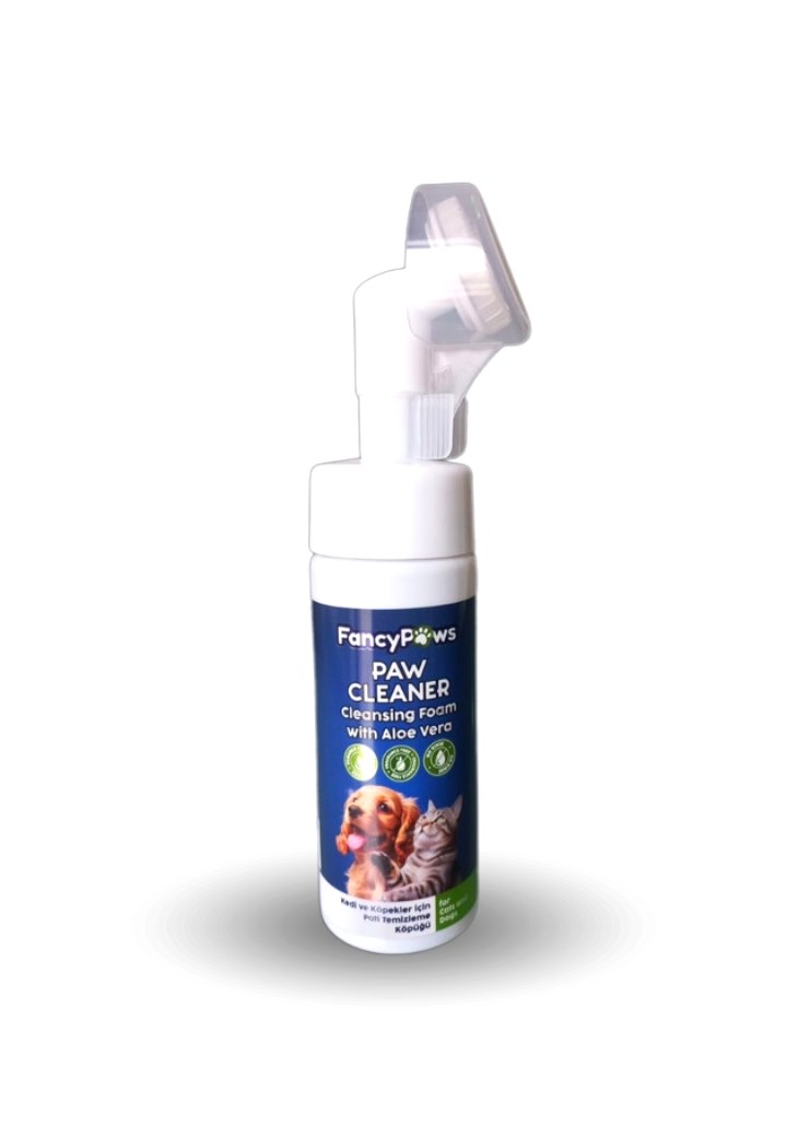 Fancy Paws Aloe Veralı Kedi ve Köpek Pati Temizleme Köpüğü 150 ml