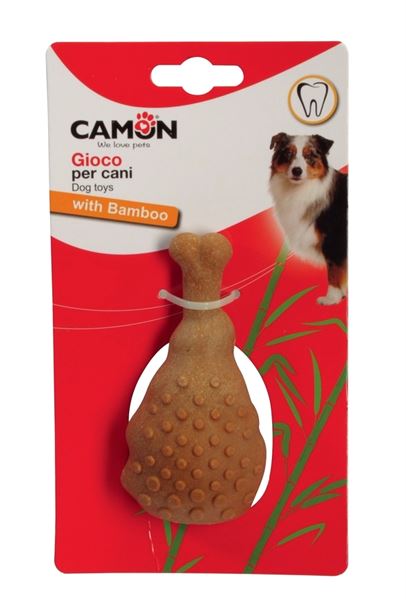 Camon Bambu Tavuk Budu Şeklinde Köpek Diş Kaşıyıcı Oyuncağı
