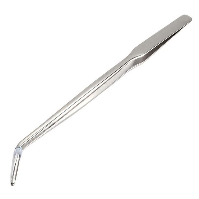 Parlak Eğri Akvaryum Cımbızı 27 cm 2 mm