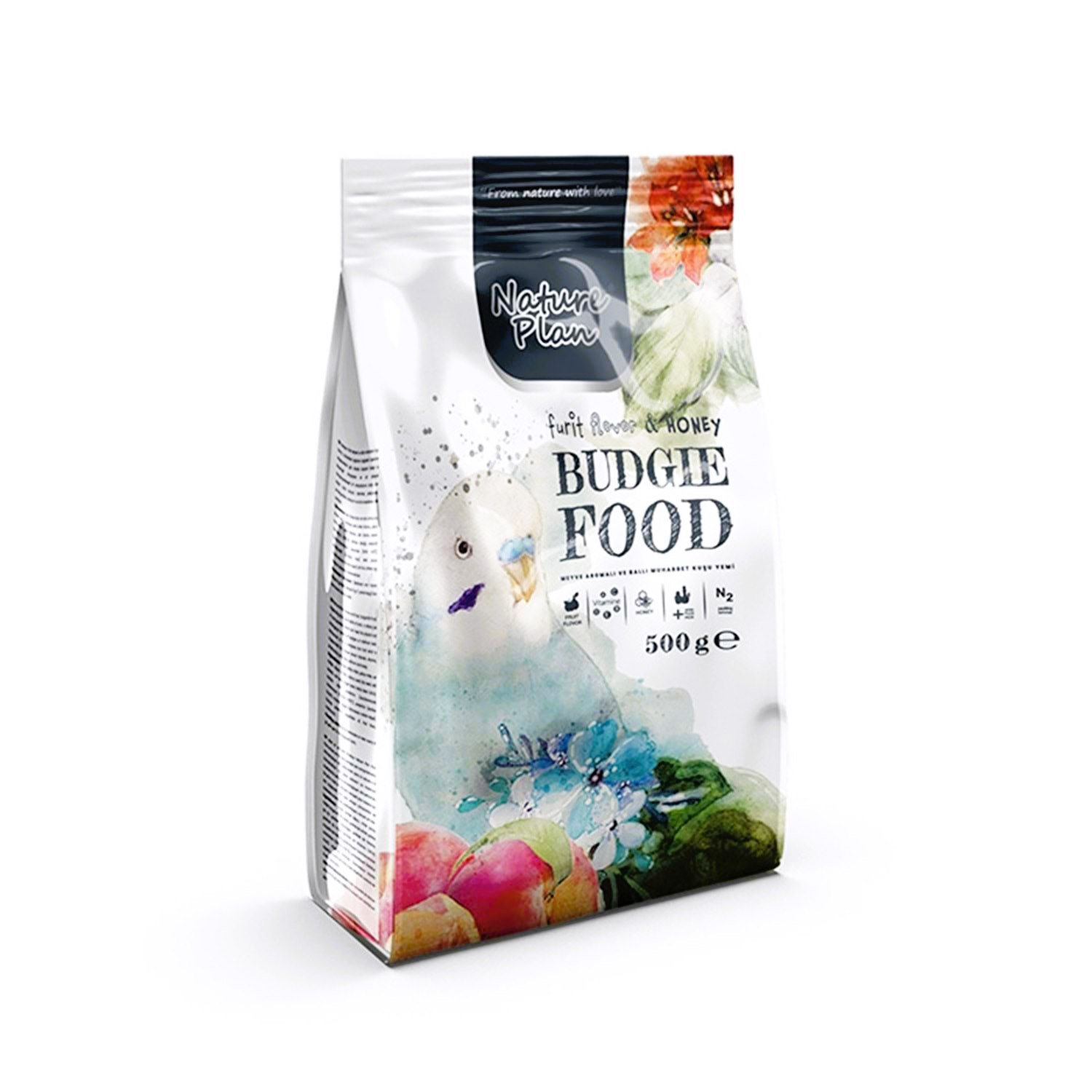 Nature Plan Meyve Aromalı Ballı Muhabbet Kuşu Yemi