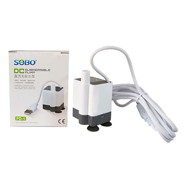 Sobo PD-1 DC Akvaryum Kafa Motoru 200 Lt/H 1W