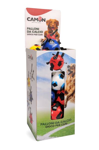 Camon Saplı Futbol Topu Köpek Oyuncağı No 5 20 Adet