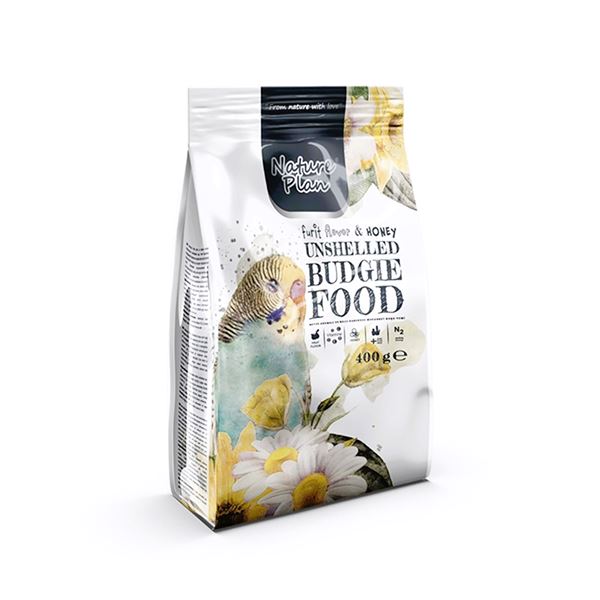 Nature Plan Kabuksuz Muhabbet Kuşu Yemi 400 Gr