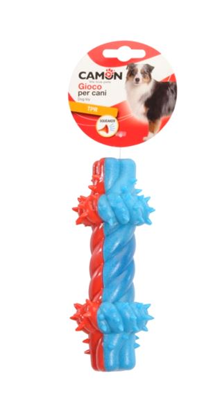 Camon Ses Çıkaran Örgülü TPR Köpek Diş Kaşıma Oyuncağı 16 Cm