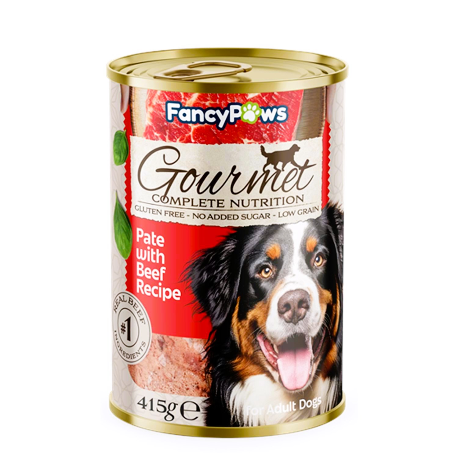 Fancy Paws Sığır Etli Köpek Konserve Yaş Mama 415 Gr