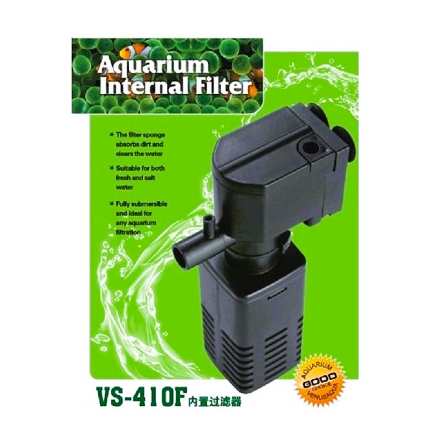 Venusaqua VS-410F Akvaryum İç Filtre 400 Lt/H 4W