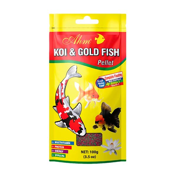 Ahm Koi ve Japon Balığı Pellet Yemi 100 Gr