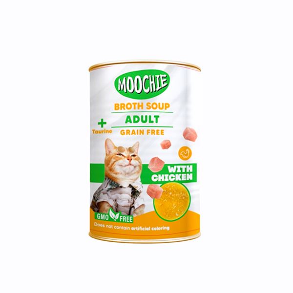 Moochie Broth Soup Tavuklu Yetişkin Kedi Çorbası 135 Ml