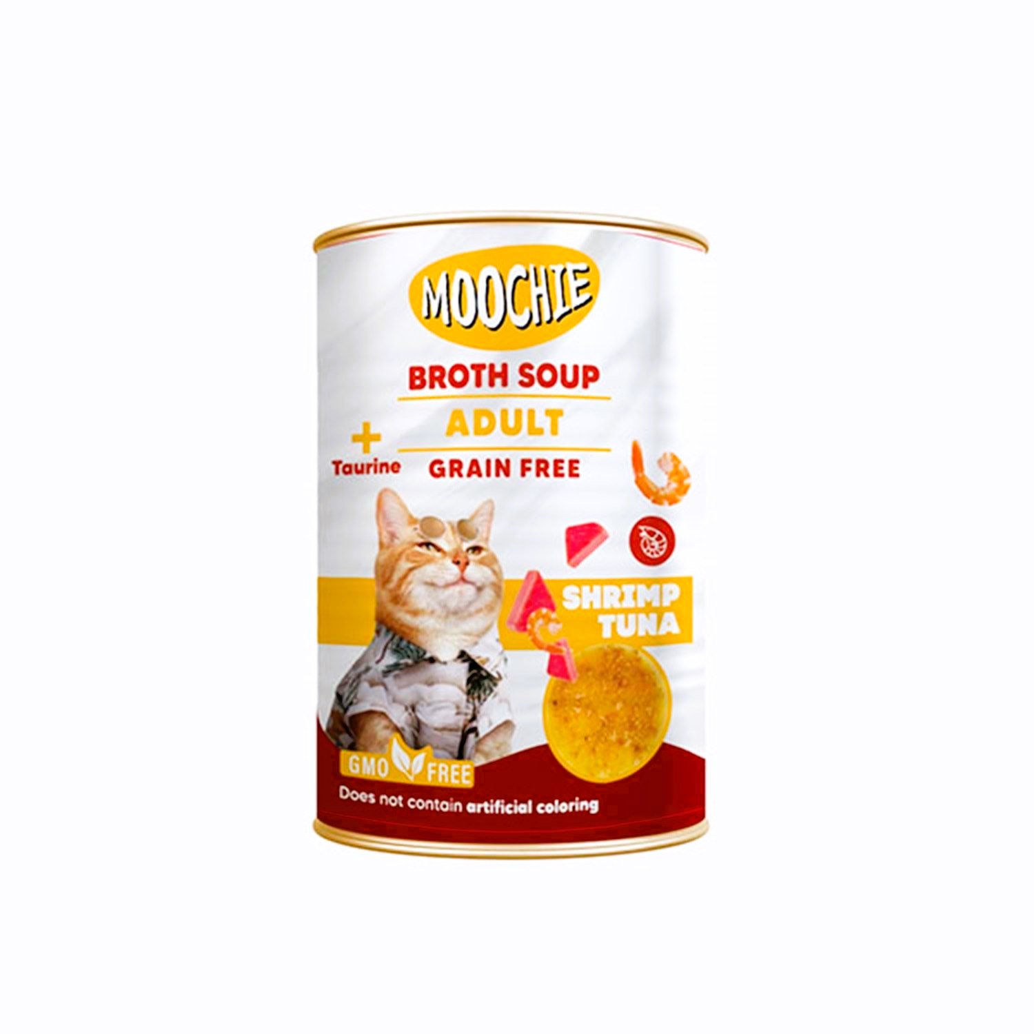 Moochie Broth Soup Karidesli & Ton Balıklı Yetişkin Kedi Çorbası 135 Ml