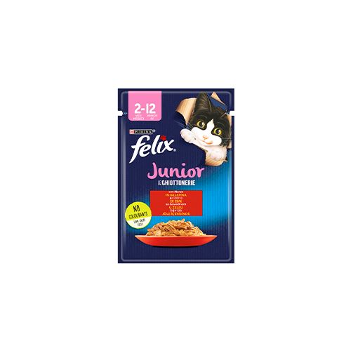 Felix Junior Sığır Etli Yavru Kedi Yaş Maması 85 g