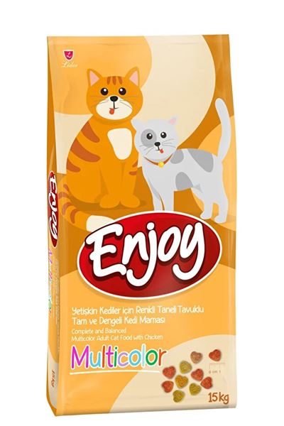 Enjoy Multicolor Tavuklu Yetişkin Kedi Maması