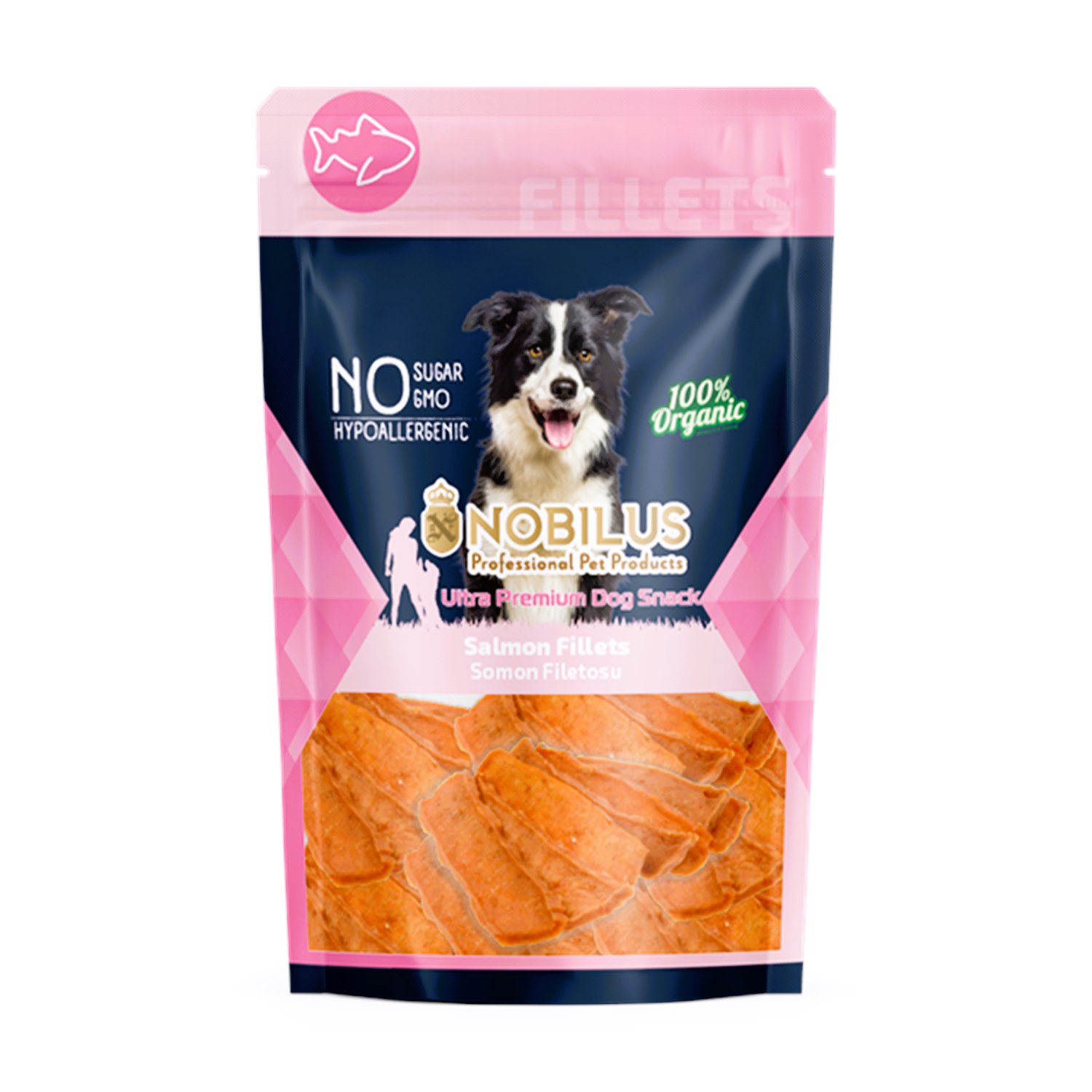 Nobilus Somon Filetosu Köpek Ödül Maması 80 Gr