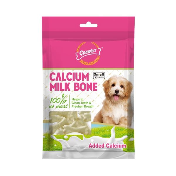 Gnawlers Calcium Milk Bone 5 cm 30 adet 270 g