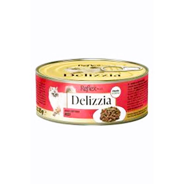 Reflex Plus Delizzia Dana Etli Sos İçinde Parça Etli Yetişkin Kedi Maması 85 Gr