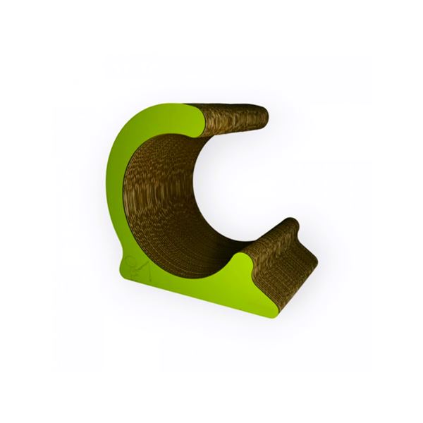 Fancy Paws Kavisli Karton Kedi Tırmalama Tahtası 44x40x30 Cm