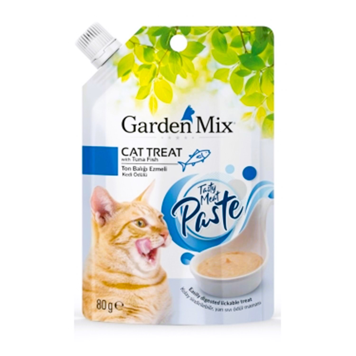 Garden Mix Ton Balıklı Ezmeli Kedi Ödül Maması 80 Gr