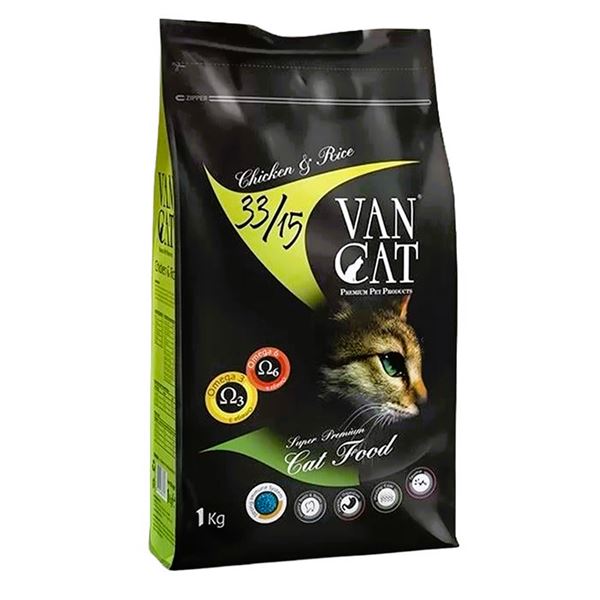 Van Cat 33/15 Tavuklu ve Pirinçli Yetişkin Kedi Maması