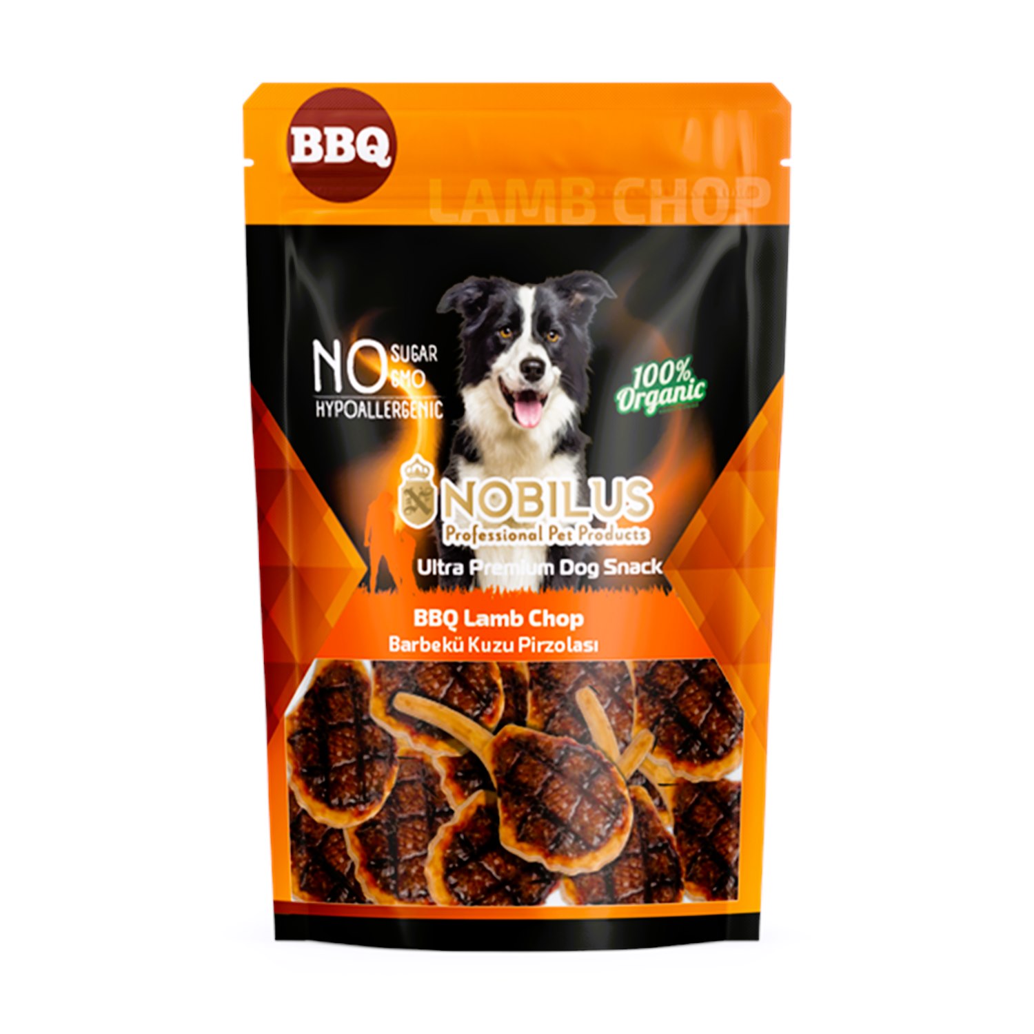 Nobilus Barbekü Kuzu Pirzolası Köpek Ödül Maması 80 Gr