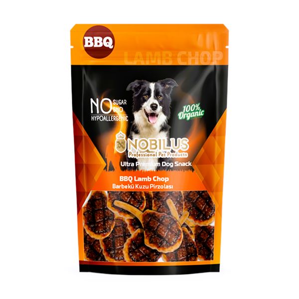Nobilus Barbekü Kuzu Pirzolası Köpek Ödül Maması 80 Gr